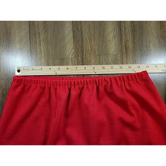 VTG 80s Pablo Collection 14P Red White Pencil Skirt & Jacket Sexy Secretary EUC - Picture 6 of 12